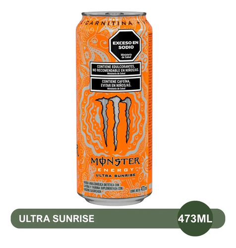 PACK X24  ENERGIZANTE MONSTER ENERGY ULTRA SUNRISE
