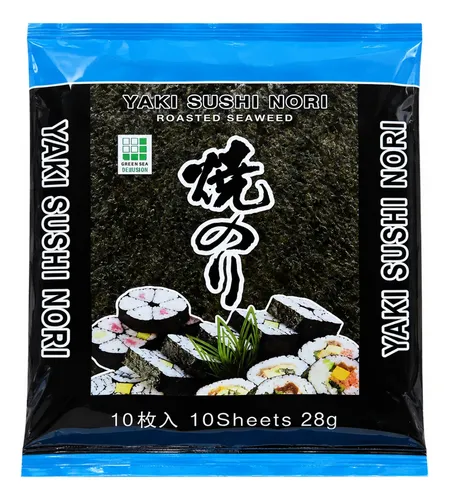 ALGAS PARA SUSHI YAKI NORI X10 LAMINAS 28G