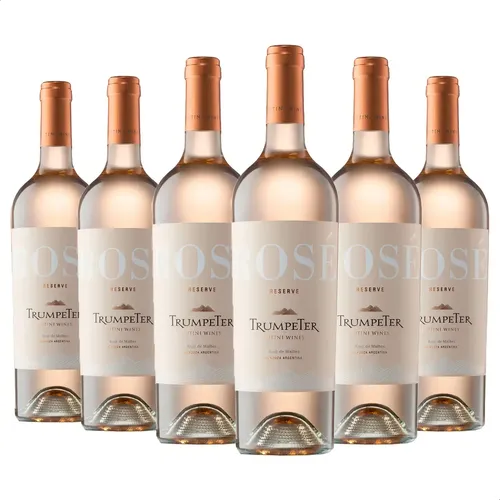 PACK X6 VINO TRUMPETER RESERVA ROSE 750ML - LA RURAL