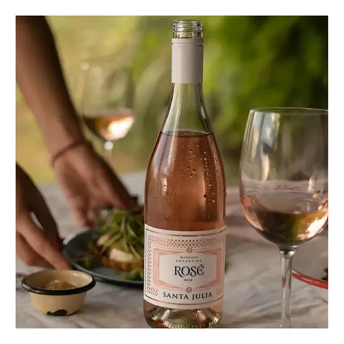 PACK X6 VINO SANTA JULIA ROSE 750ML