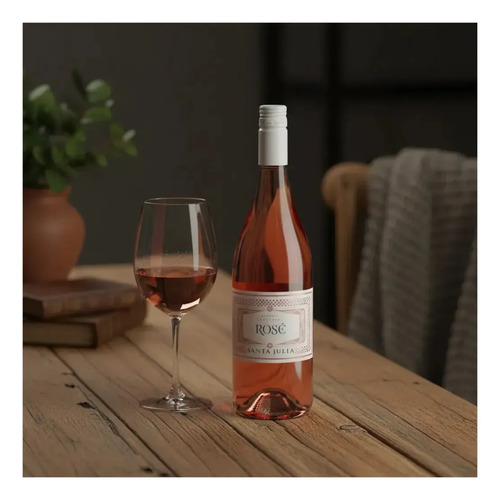 PACK X6 VINO SANTA JULIA ROSE 750ML