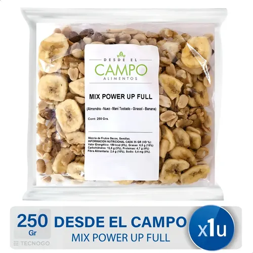 MIX FRUTOS SECOS MIX POWER UP FULL DESDE EL CAMPO 250G
