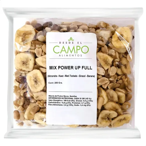 MIX FRUTOS SECOS MIX POWER UP FULL DESDE EL CAMPO 250G