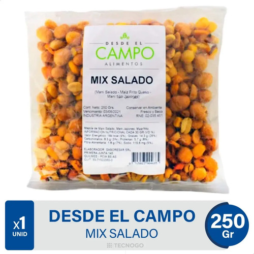 MIX SALADO DESDE EL CAMPO 250G