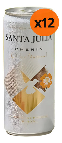 PACK X12 VINO SANTA JULIA CHENIN DULCE NATURAL LATA 355ML