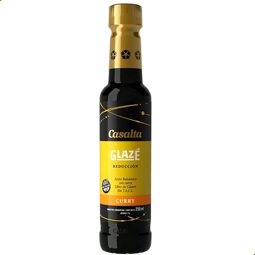 ACETO BALSAMICO REDUCCION CON CURRY GLAZE 250ML