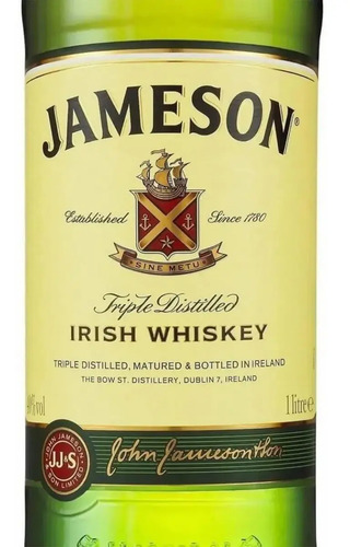 COMBO WHISKY JAMESON 1 LITRO + VASOS DESCARTABLES - PERNOD