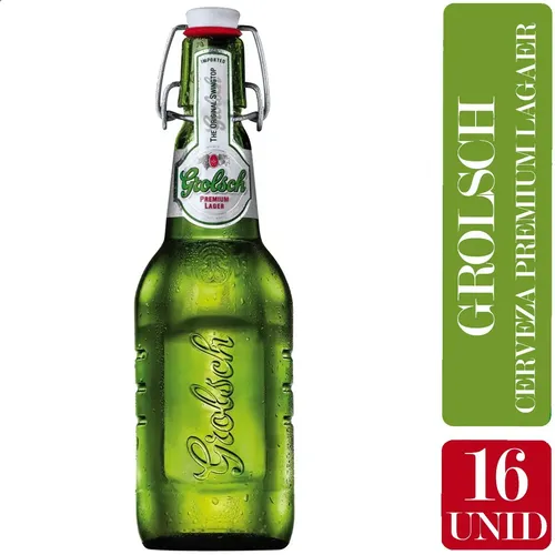 PACK X16 CERVEZA GROLSCH PORRON 450ML