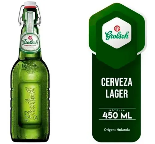 PACK X24 CERVEZA GROLSCH PORRON 450ML