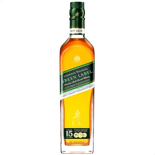 WHISKY JOHNNIE WALKER GREEN LABEL 15 AÑOS 750ML