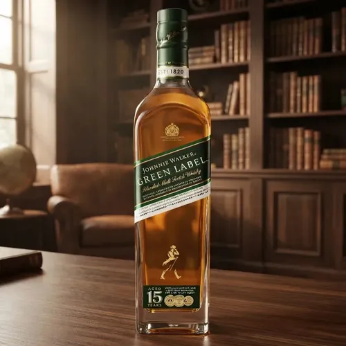 WHISKY JOHNNIE WALKER GREEN LABEL 15 AÑOS 750ML