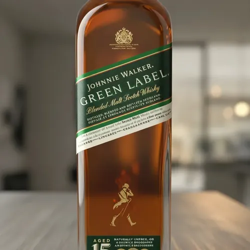 WHISKY JOHNNIE WALKER GREEN LABEL 15 AÑOS 750ML