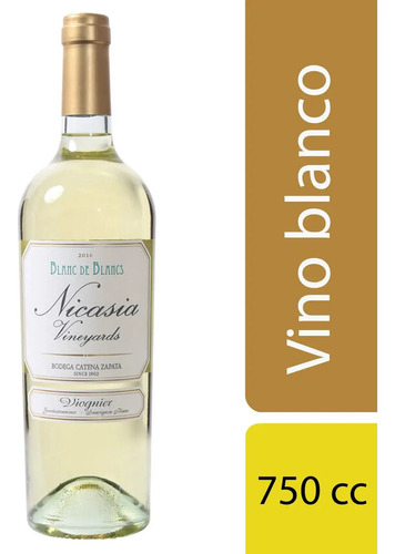 NICASIA VINEYARDS BLANC DE BLANCS 750ML - B. ESMERALDA