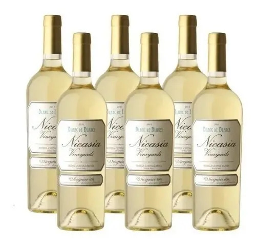 PACK X6 NICASIA VINEYARDS BLANC DE BLANCS 750ML - B. ESMERALDA