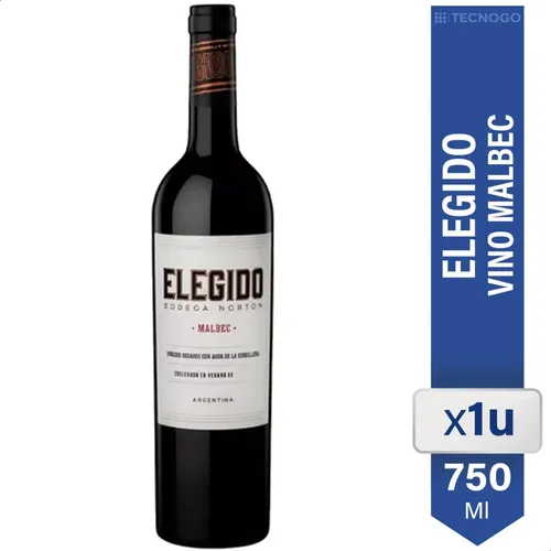 VINO NORTON ELEGIDO MALBEC 750ML