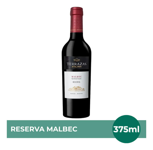 PACK X12 VINO TERRAZAS DE LOS ANDES RESERVA MALBEC 375ML - CHANDON