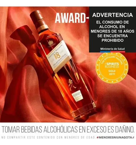 WHISKY JOHNNIE WALKER 18 AÑOS ULTIMATE 750ML