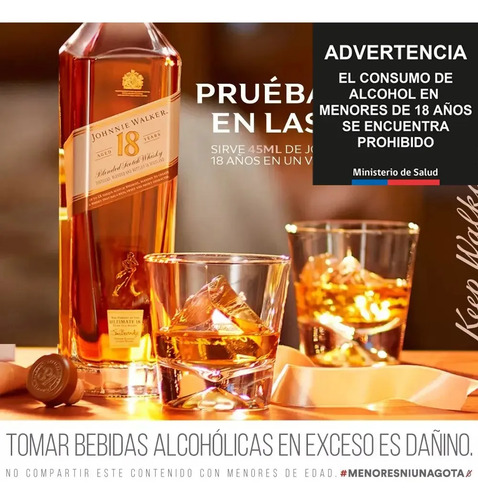 WHISKY JOHNNIE WALKER 18 AÑOS ULTIMATE 750ML