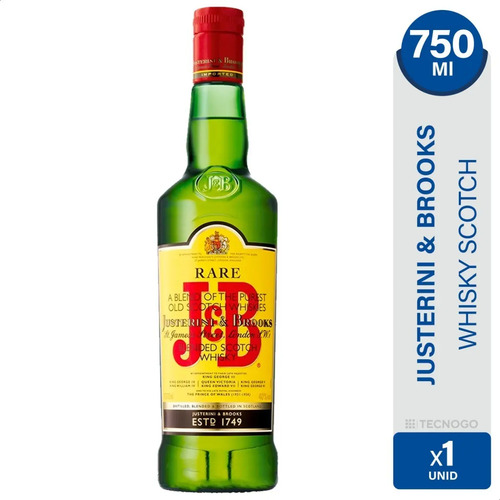 WHISKY J&B RARE 750ML