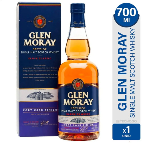 WHISKY GLEN MORAY ELGIN CLASSIC PORT 700ML