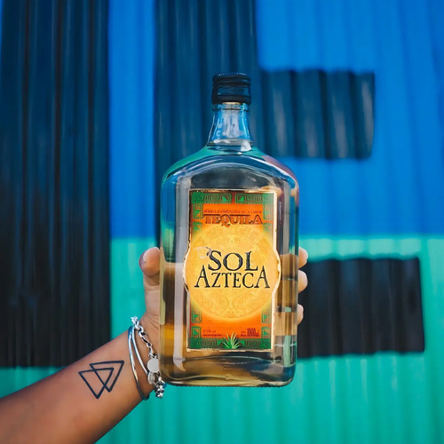 TEQUILA SOL AZTECA DORADO 1 LITRO