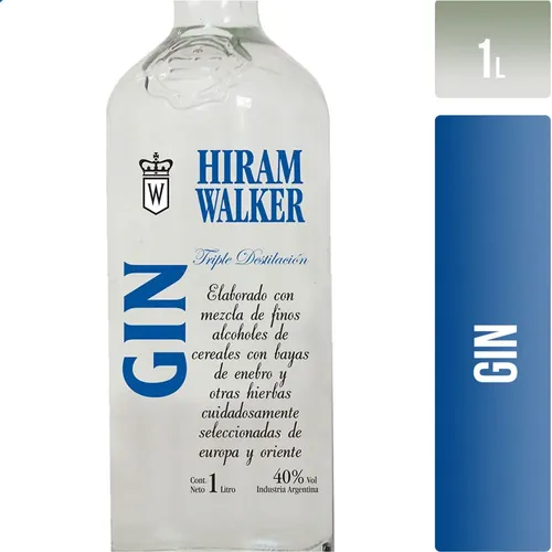 GIN HIRAM WALKER 1 LITRO