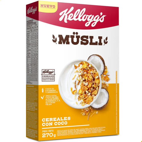 CEREAL MUSLI KELLOGGS COCO 270G