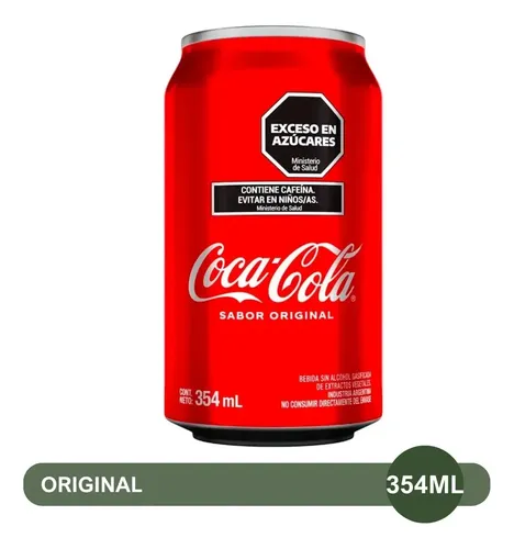 PACK X12 GASEOSA COCA COLA ORIGINAL LATA 354ML