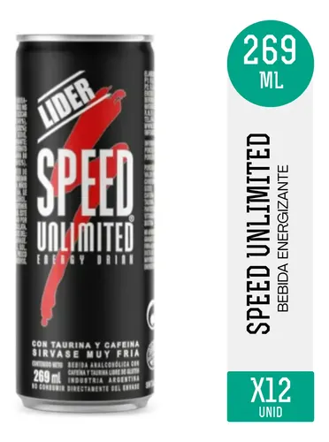 PACK X12 SPEED ENERGIZANTE UNLIMITED LATA 250 ML