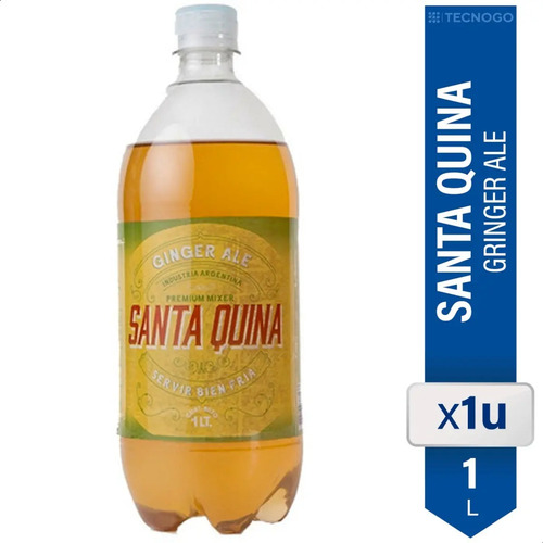 AGUA TONICA SANTA QUINA GINGER ALE 1 LITRO