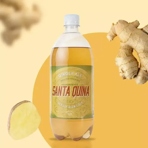 AGUA TONICA SANTA QUINA GINGER ALE 1 LITRO