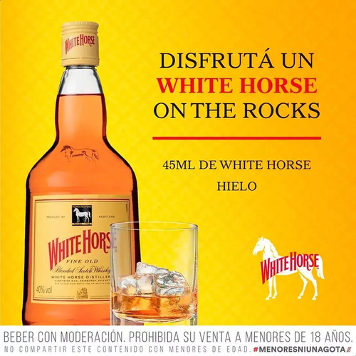 WHISKY WHITE HORSE 750ML