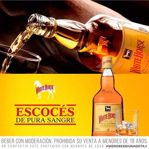 WHISKY WHITE HORSE 750ML