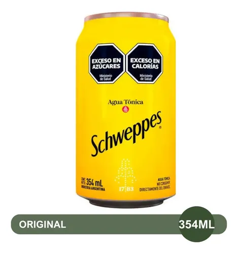 PACK X12 AGUA TONICA SCHWEPPES LATA 354ML