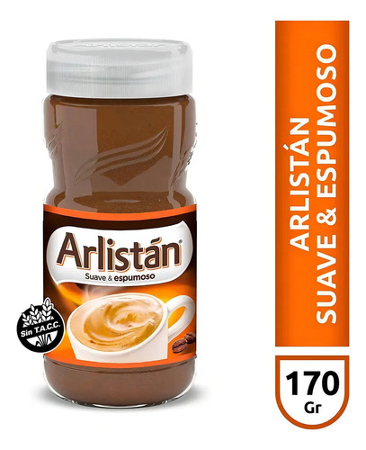 CAFE INSTANTANEO SUAVE ARLISTAN 170G