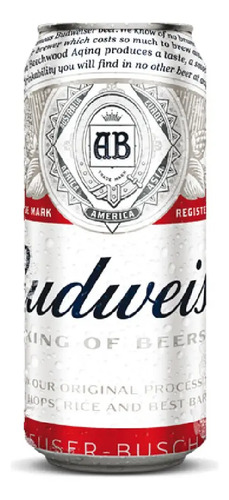CERVEZA BUDWEISER LATA 410ML