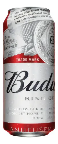 CERVEZA BUDWEISER LATA 410ML