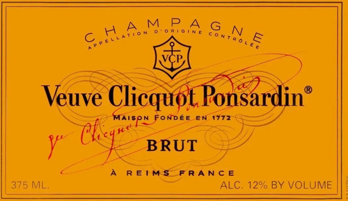CHAMPAGNE VEUVE CLICQUOT BRUT YELLOW 750ML