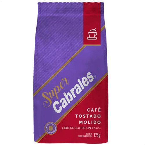 PACK X3 CAFE CABRALES MOLIDO TOSTADO SUPER CABRALES 125G