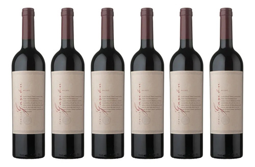 PACK X6 VINO FAMILIA GASCON MALBEC 750ML
