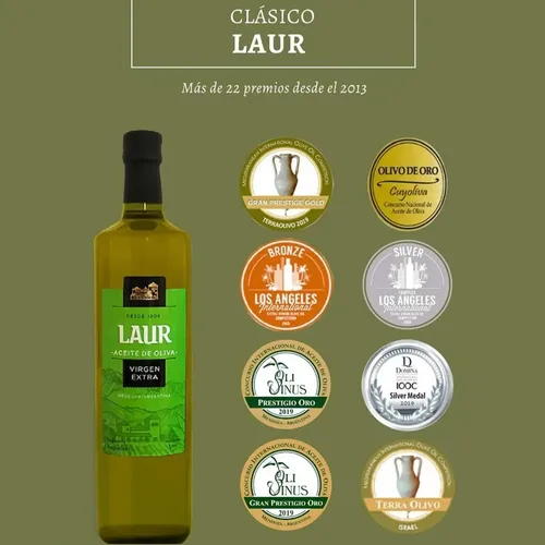 PACK X6 ACEITE DE OLIVA LAUR 500ML
