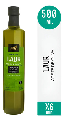 PACK X6 ACEITE DE OLIVA LAUR 500ML
