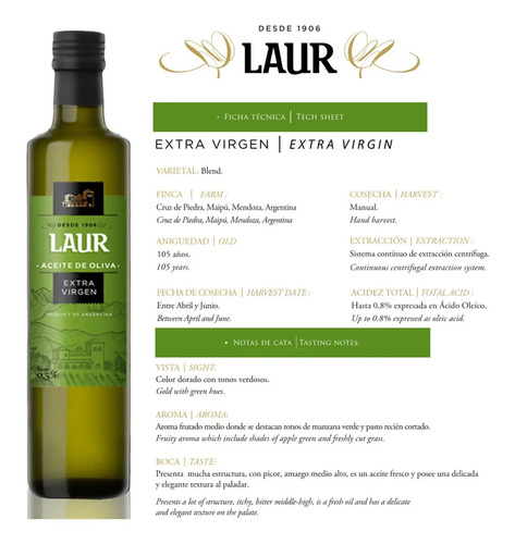 PACK X6 ACEITE DE OLIVA LAUR 500ML
