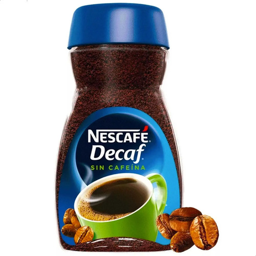 CAFE NESCAFE DECAF DESCAFEINADO 100G BOX X3