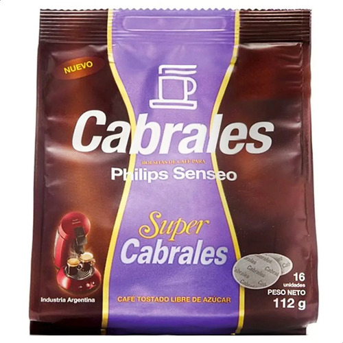 PACK X3 CAPSULAS SUPER CABRALES PARA SENSEO 112G