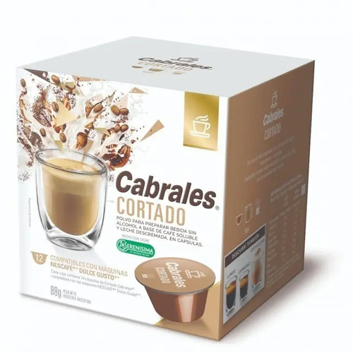 CAPSULAS DE CAFE CABRALES CORTADO X12 75G