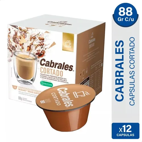 CAPSULAS DE CAFE CABRALES CORTADO X12 75G