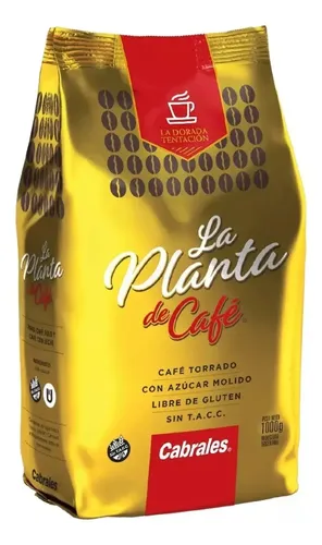 PACK X3 CAFE CABRALES LA PLANTA DE CAFE MOLIDO 1000G