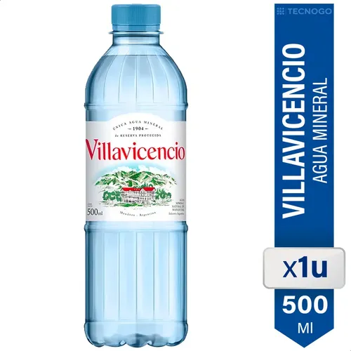 AGUA VILLAVICENCIO MINERAL SIN GAS 500ML