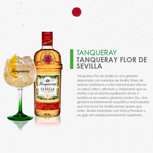 GIN TANQUERAY FLOR DE SEVILLA 700ML